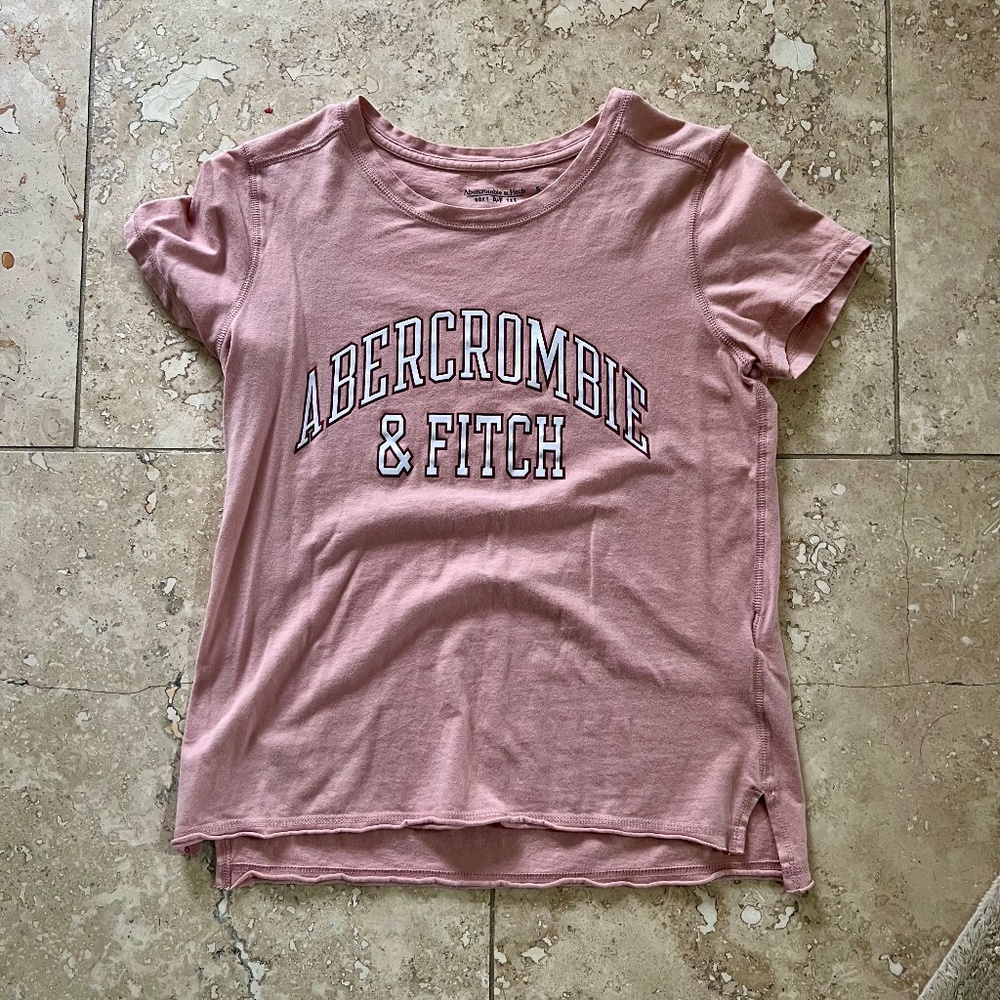 Abercrombie Soft Tee, pink